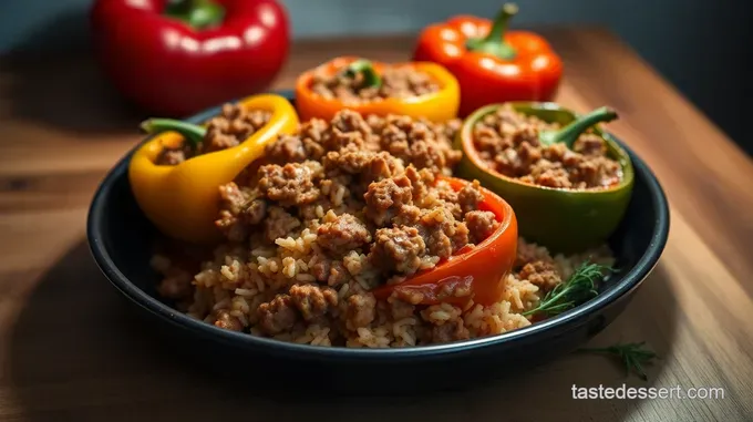 Stuffed Paprika with Minced Meat – A Taste of Tradition