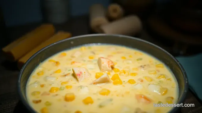 Sunny Crab and Corn Chowder