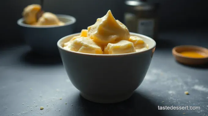Tangy and Sweet Mustard Ice Cream