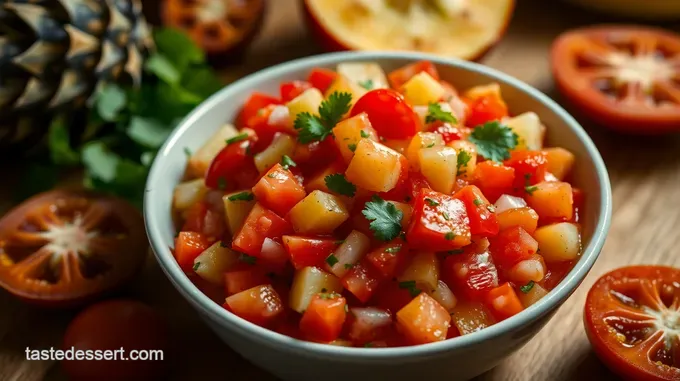 Tropical Pineapple Salsa: A Zesty Delight!