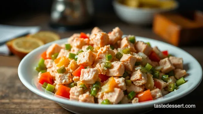 Zesty Canned Salmon Salad: A Quick and Tasty Delight