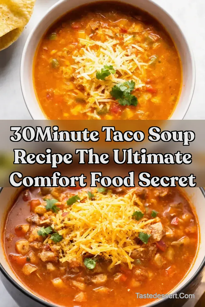 30Minute Taco Soup Recipe The Ultimate Comfort Food Secret