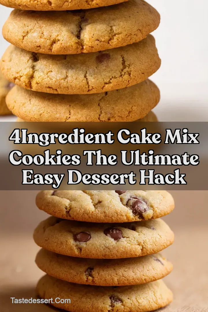 4Ingredient Cake Mix Cookies The Ultimate Easy Dessert Hack