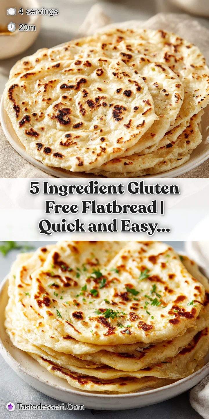 Close-up of a warm, pliable flatbread showcasing bubbly texture and golden hues, lightly dusted with flour hinting a simpl...