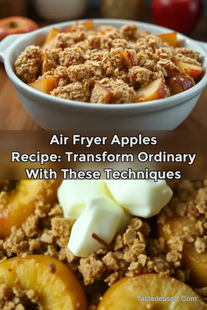 Air Fryer Apples Recipe: Transform Ordinary with These Techniques