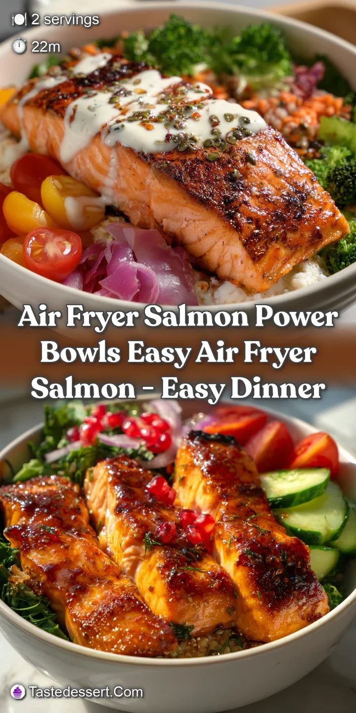 Air Fryer Salmon Power Bowls Easy Air Fryer Salmon - Easy Dinner