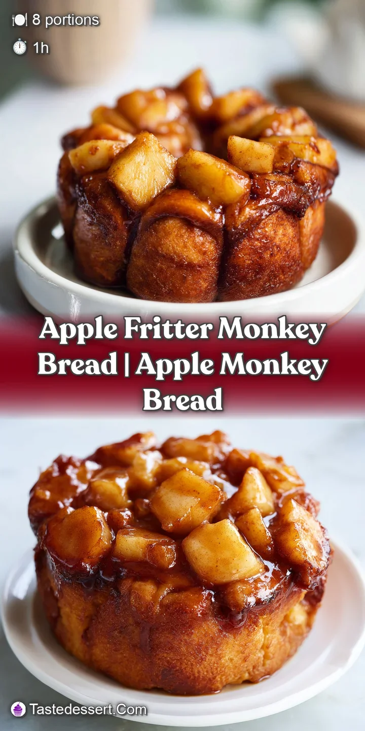 Close-up of gooey, cinnamon-coated dough pieces with melted apple bits and a shimmering, sticky sugar glaze.