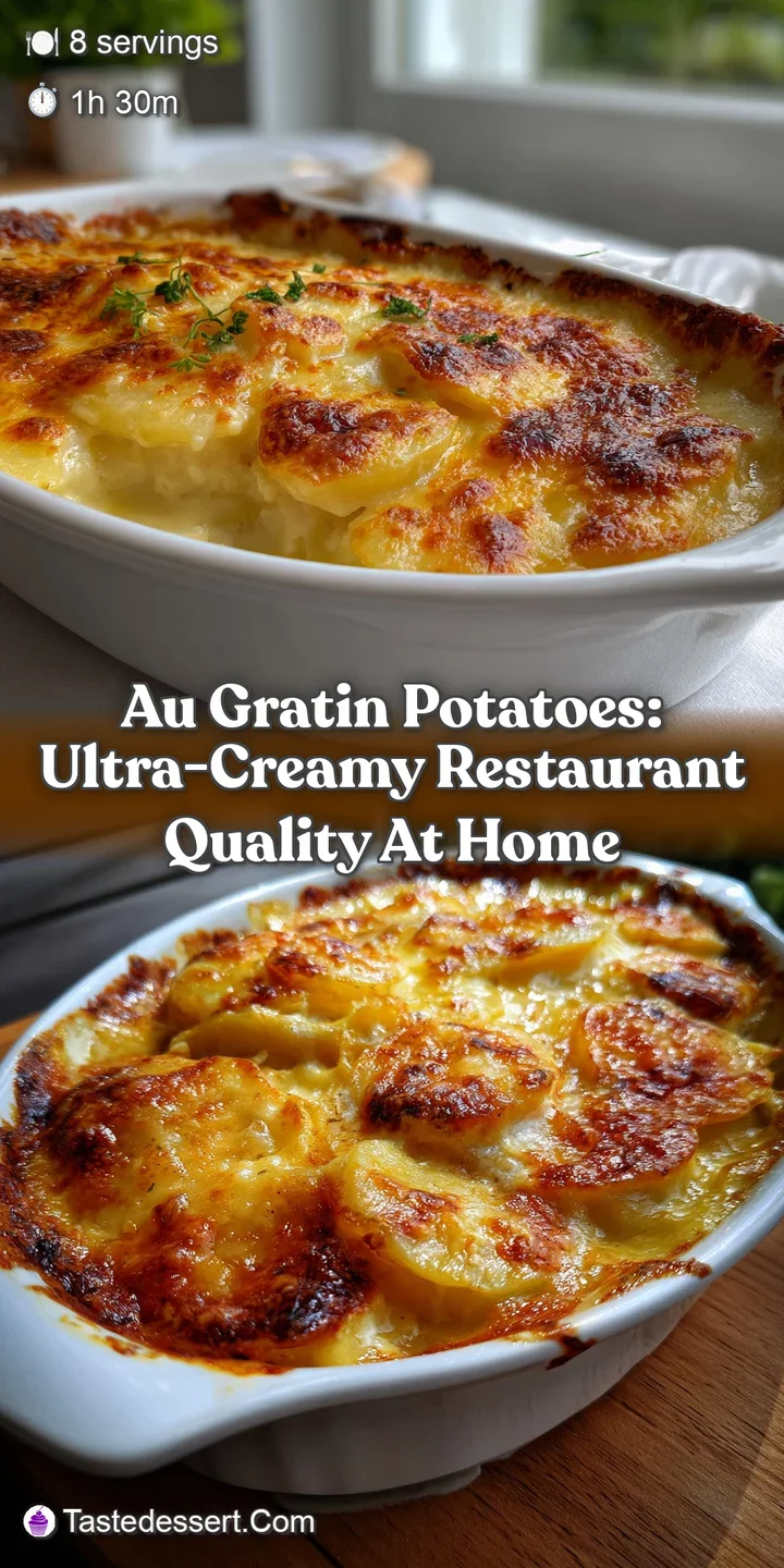 Au Gratin Potatoes: Ultra-Creamy Restaurant Quality at Home
