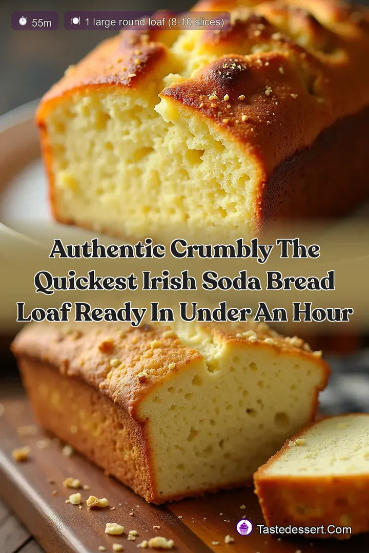 Authentic Crumbly The Quickest Irish Soda Bread Loaf Ready in Under an Hour