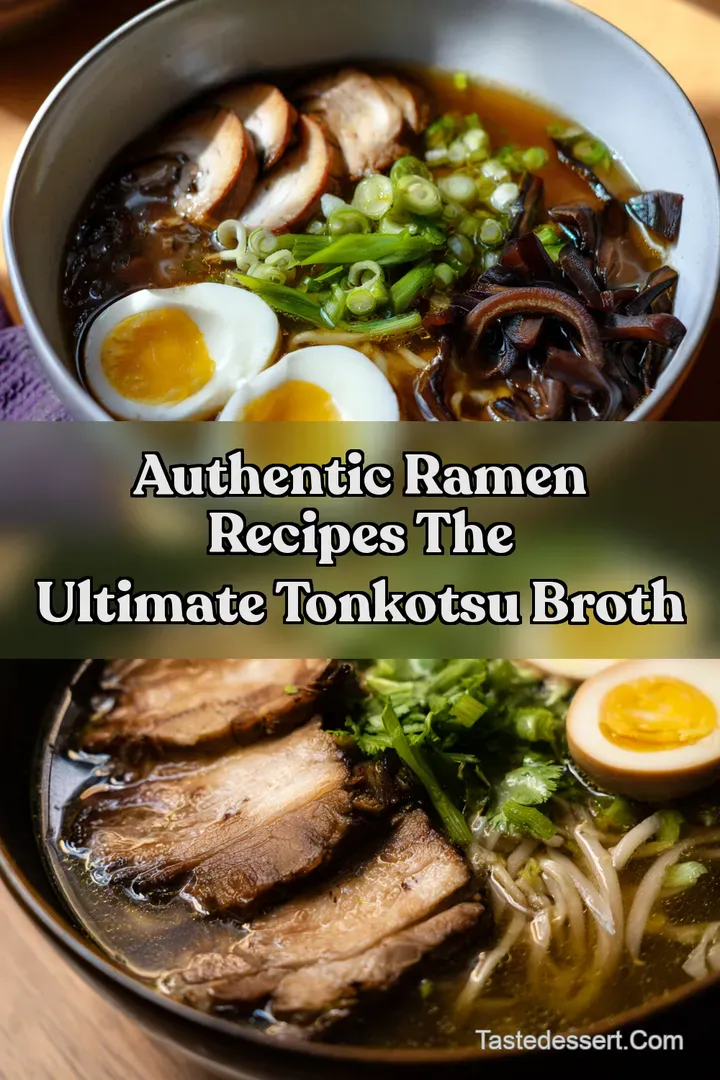 Authentic Ramen Recipes The Ultimate Tonkotsu Broth