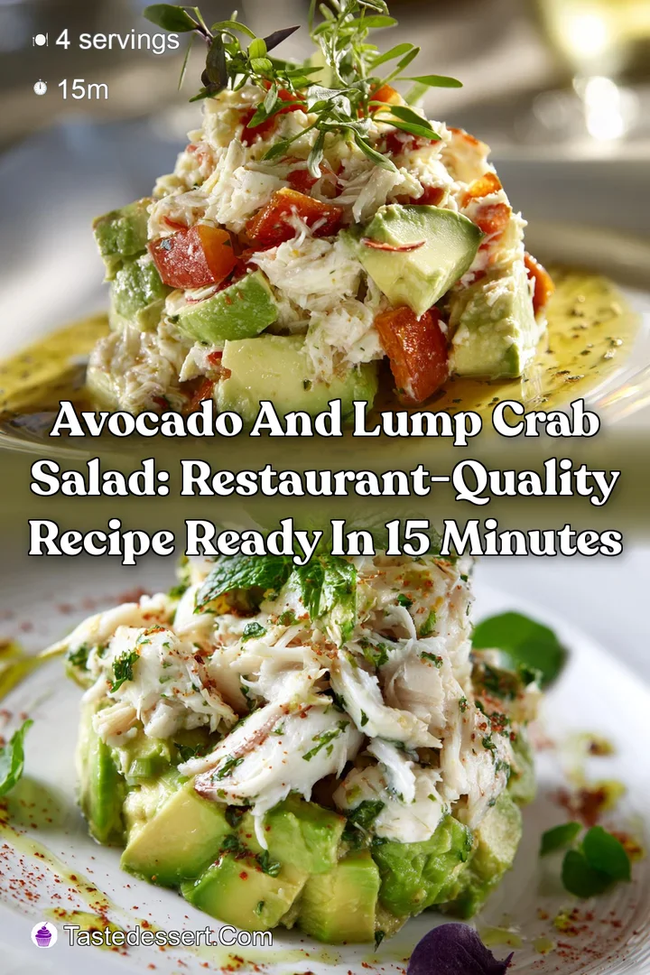 Avocado and Lump Crab Salad: Restaurant-Quality Recipe Ready in 15 Minutes