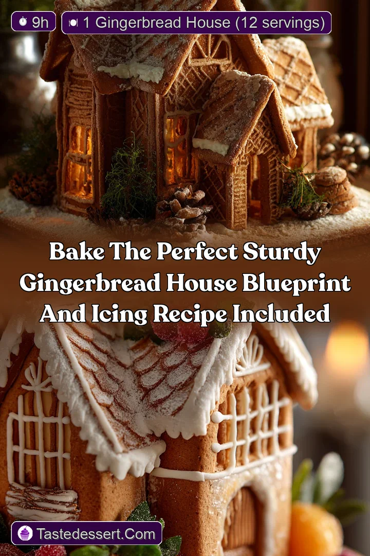 Bake the Perfect Sturdy Gingerbread House Blueprint and Icing Recipe Included