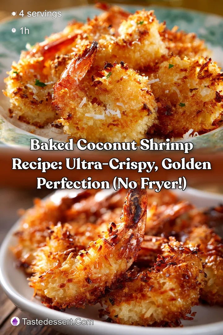 Baked Coconut Shrimp Recipe: Ultra-Crispy Golden Perfection (No Fryer!)