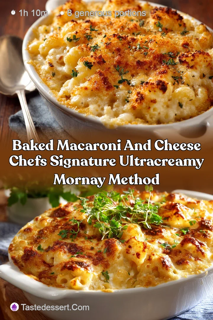 Baked Macaroni and Cheese Chefs Signature UltraCreamy Mornay Method