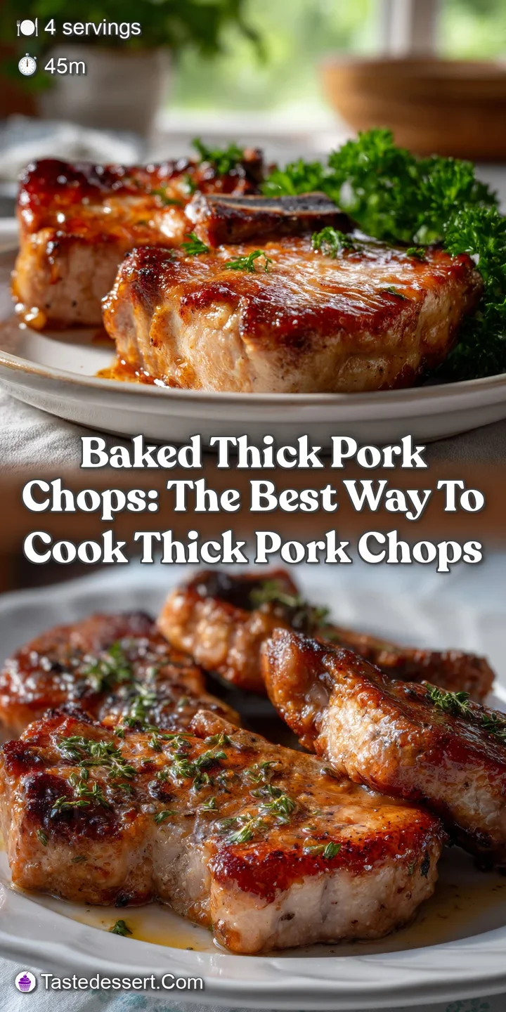 Baked Thick Pork Chops: The Best Way To Cook Thick Pork Chops