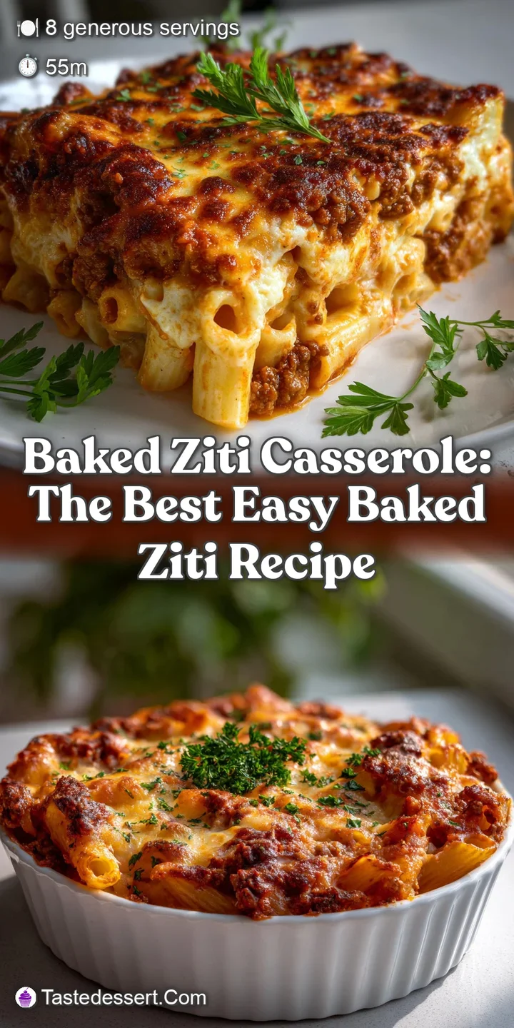 Baked Ziti Casserole: The Best Easy Baked Ziti Recipe