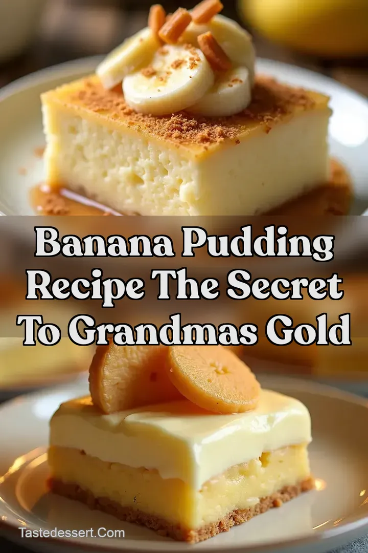 Banana Pudding Recipe The Secret to Grandmas Gold