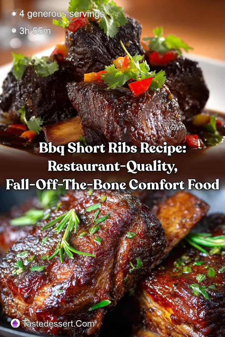 BBQ Short Ribs Recipe: Restaurant-Quality Fall-Off-The-Bone Comfort Food