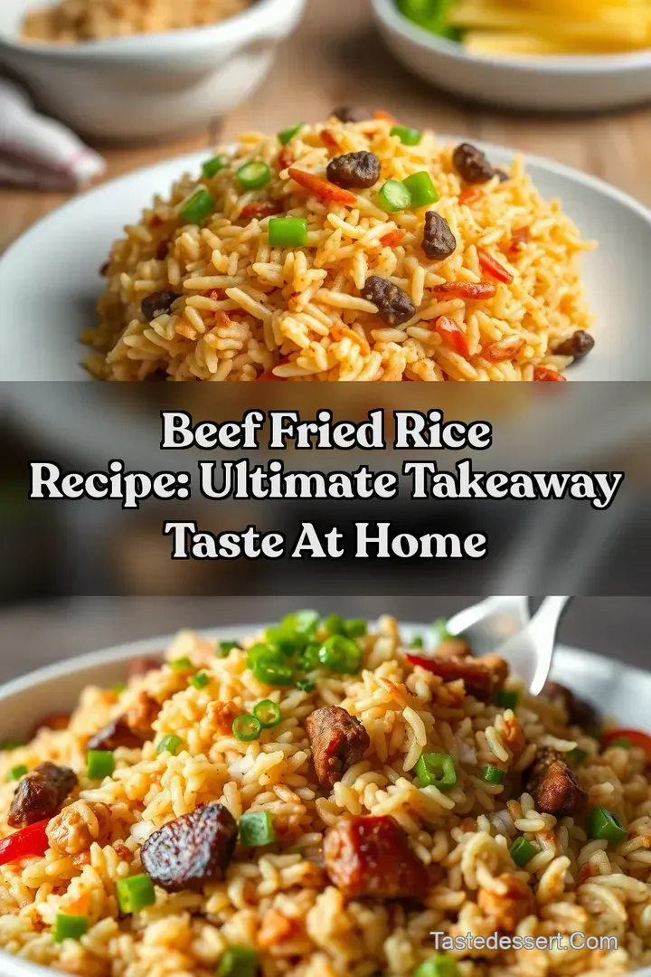 Beef Fried Rice Recipe: Ultimate Takeaway Taste At Home : PIN FOR LATER Beef Fried Rice Recipe: Ultimate Takeaway Taste At Home