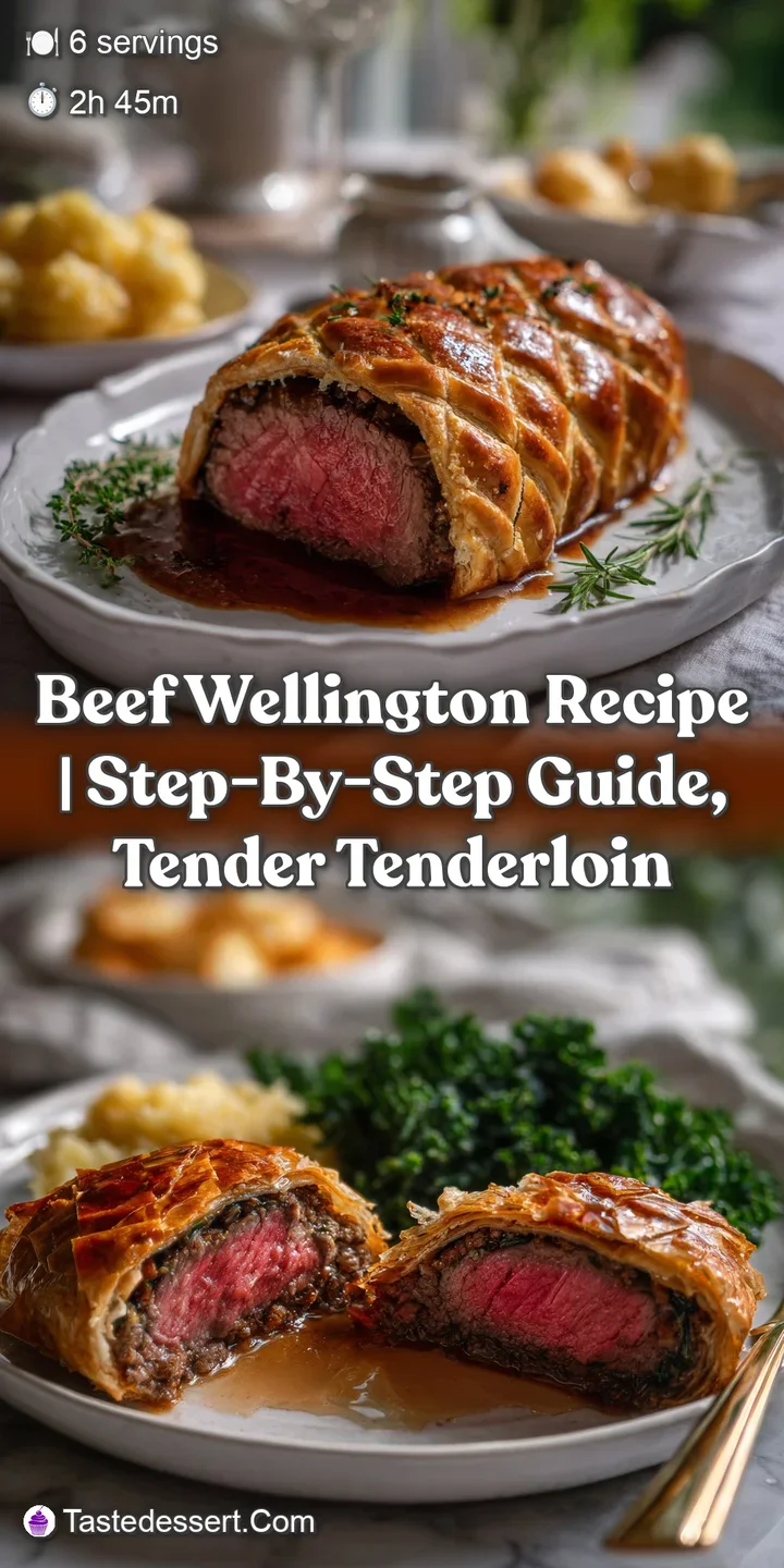 Beef Wellington Recipe | Step-by-step Guide Tender Tenderloin