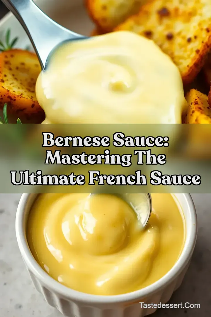 Bernese Sauce: Mastering the Ultimate French Sauce : PIN FOR LATER Bernese Sauce: Mastering the Ultimate French Sauce