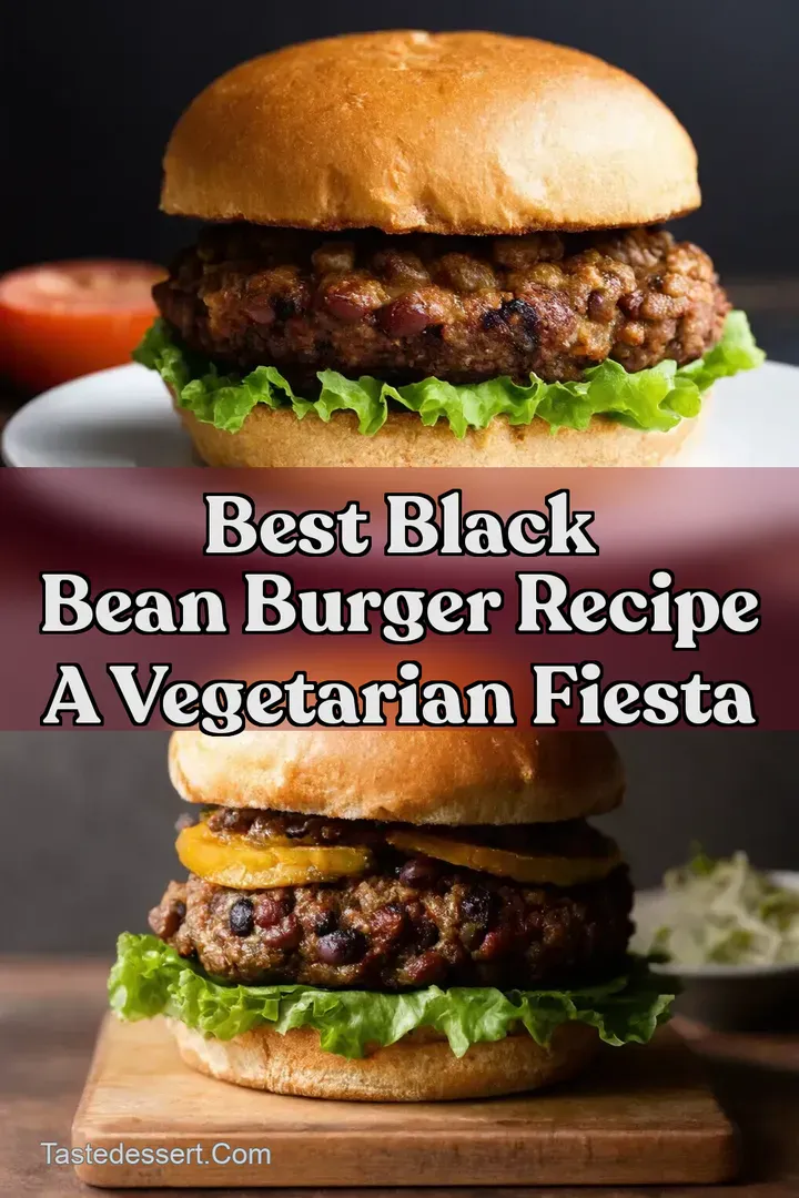 Best Black Bean Burger Recipe A Vegetarian Fiesta