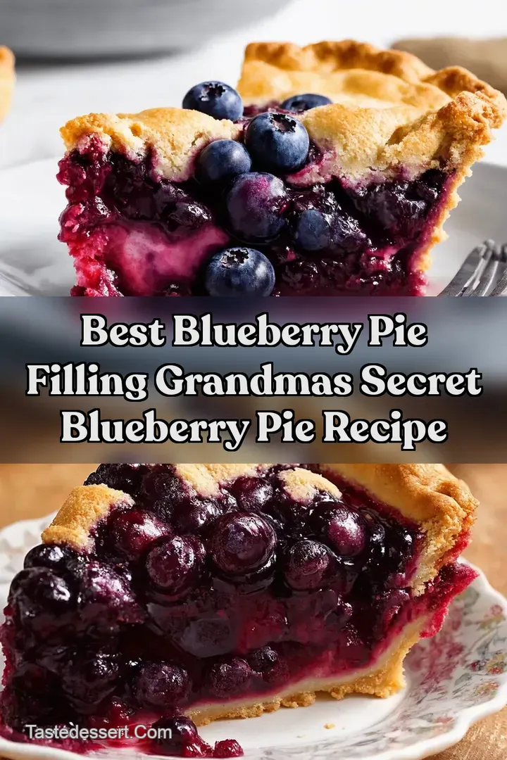 Best Blueberry Pie Filling Grandmas Secret Blueberry Pie Recipe