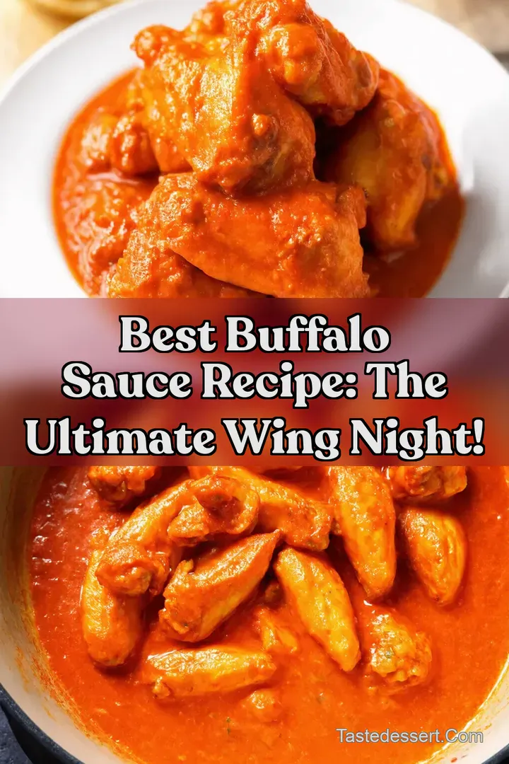 Best Buffalo Sauce Recipe: The Ultimate Wing Night! : PIN FOR LATER Best Buffalo Sauce Recipe: The Ultimate Wing Night!