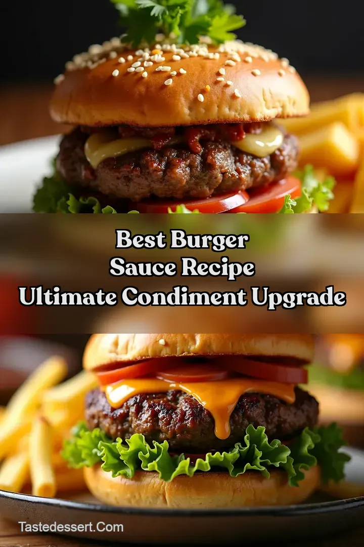 Best Burger Sauce Recipe Ultimate Condiment Upgrade