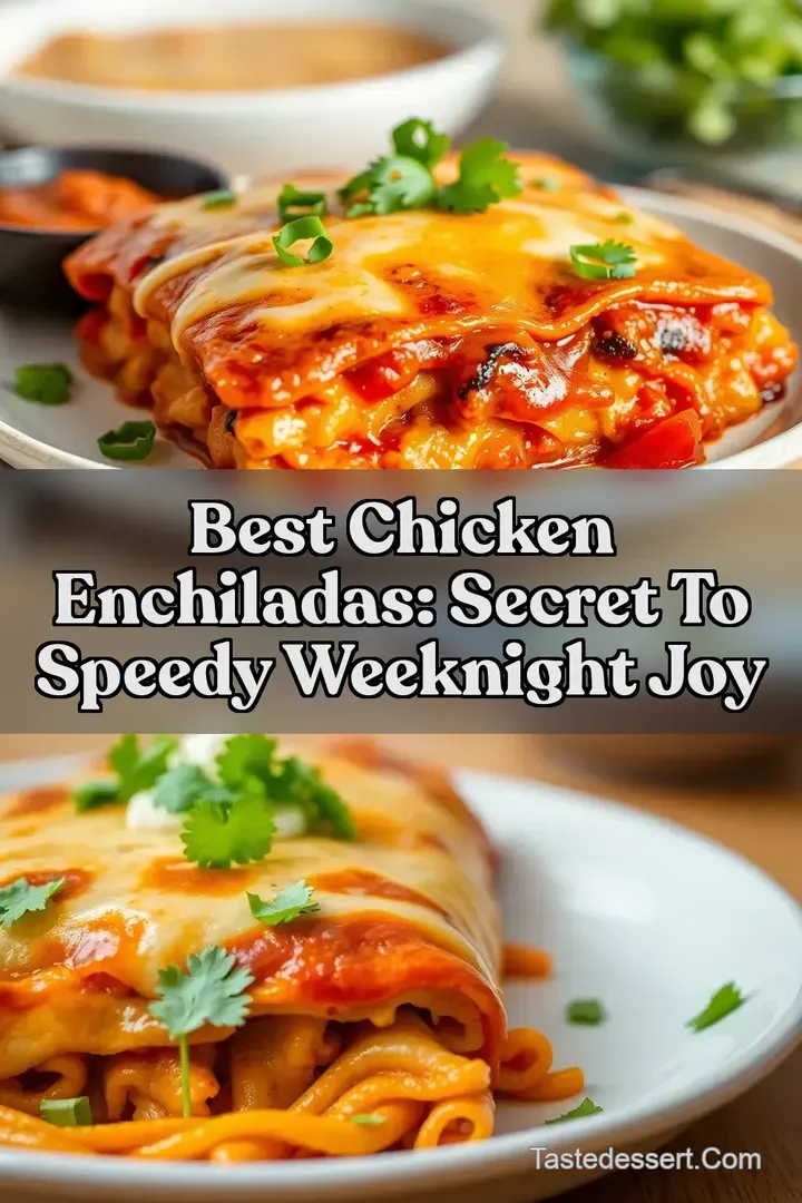 Best Chicken Enchiladas: Secret to Speedy Weeknight Joy