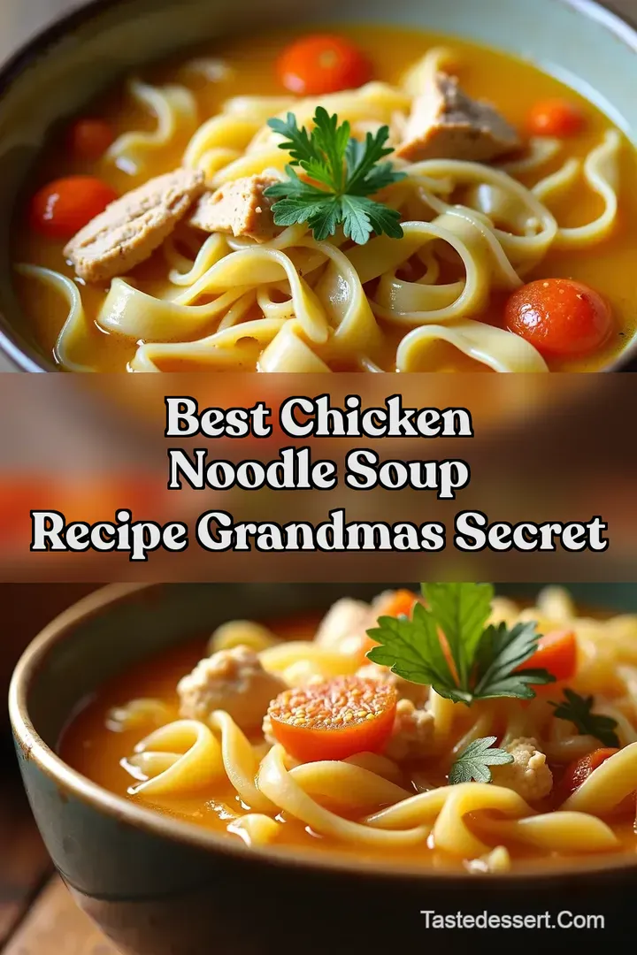 Best Chicken Noodle Soup Recipe Grandmas Secret