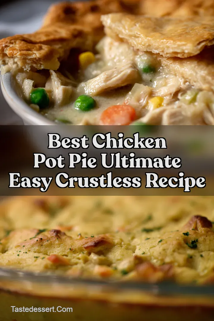 Best Chicken Pot Pie Ultimate Easy Crustless Recipe