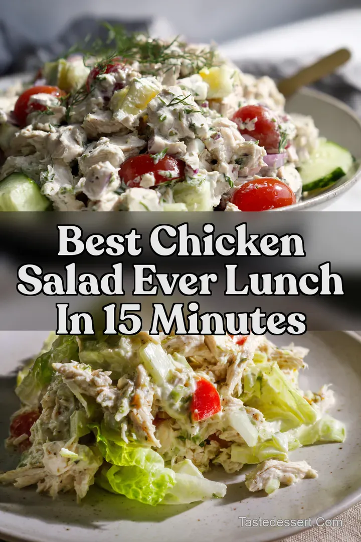 Best Chicken Salad Ever Lunch in 15 Minutes