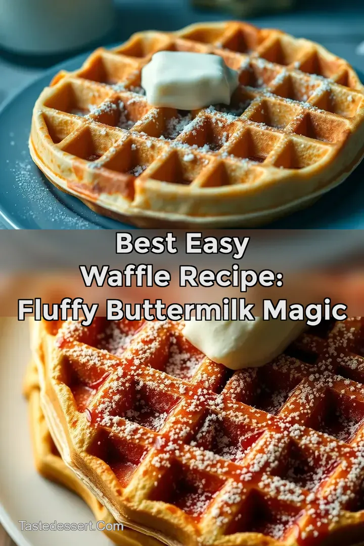 Best Easy Waffle Recipe: Fluffy Buttermilk Magic