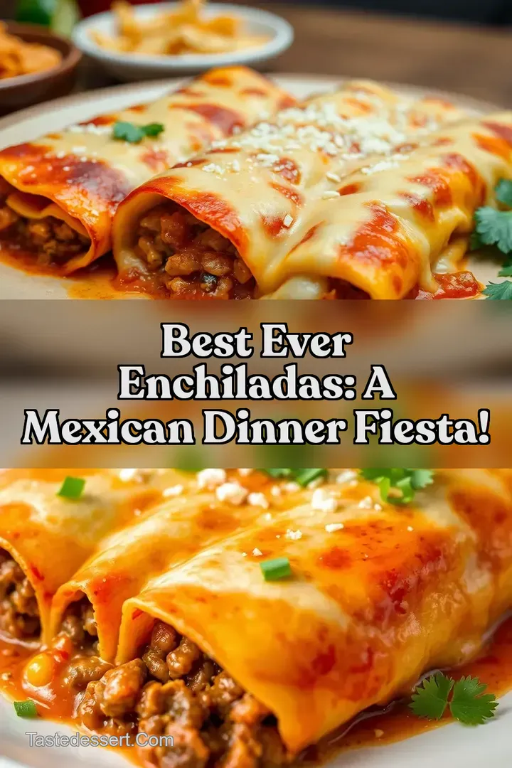 Best Ever Enchiladas: A Mexican Dinner Fiesta!