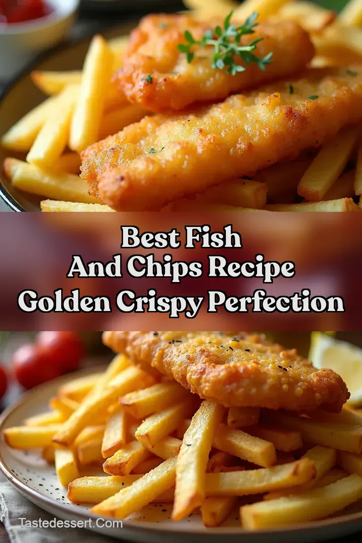 Best Fish and Chips Recipe Golden Crispy Perfection