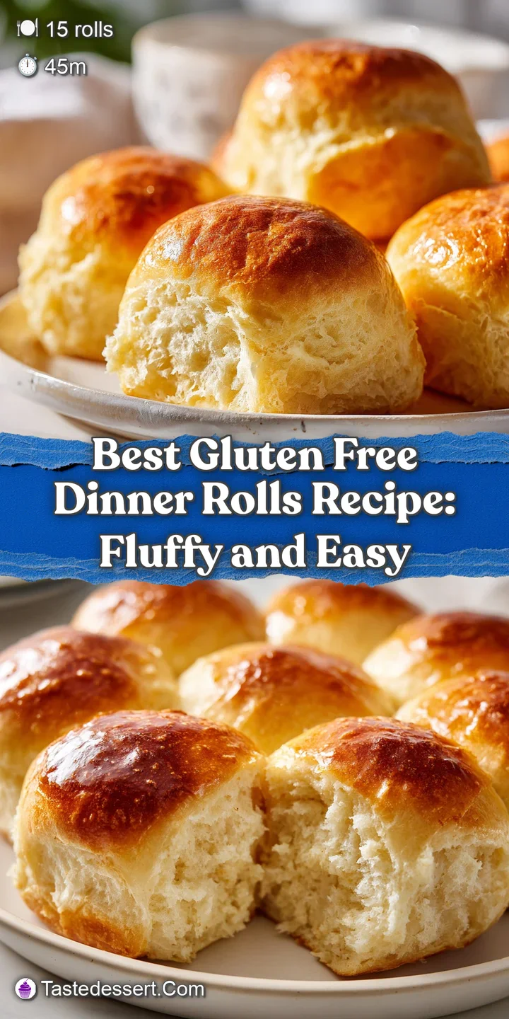 Close-up of a gluten-free dinner roll with a cracked, golden crust, hinting at its soft, airy texture and warm, comforting...