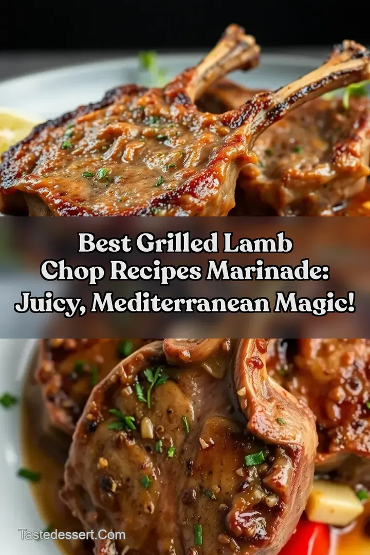 Best Grilled Lamb Chop Recipes Marinade: Juicy Mediterranean Magic!
