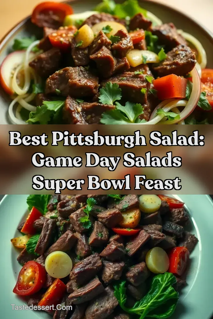Best Pittsburgh Salad: Game Day Salads Super Bowl Feast