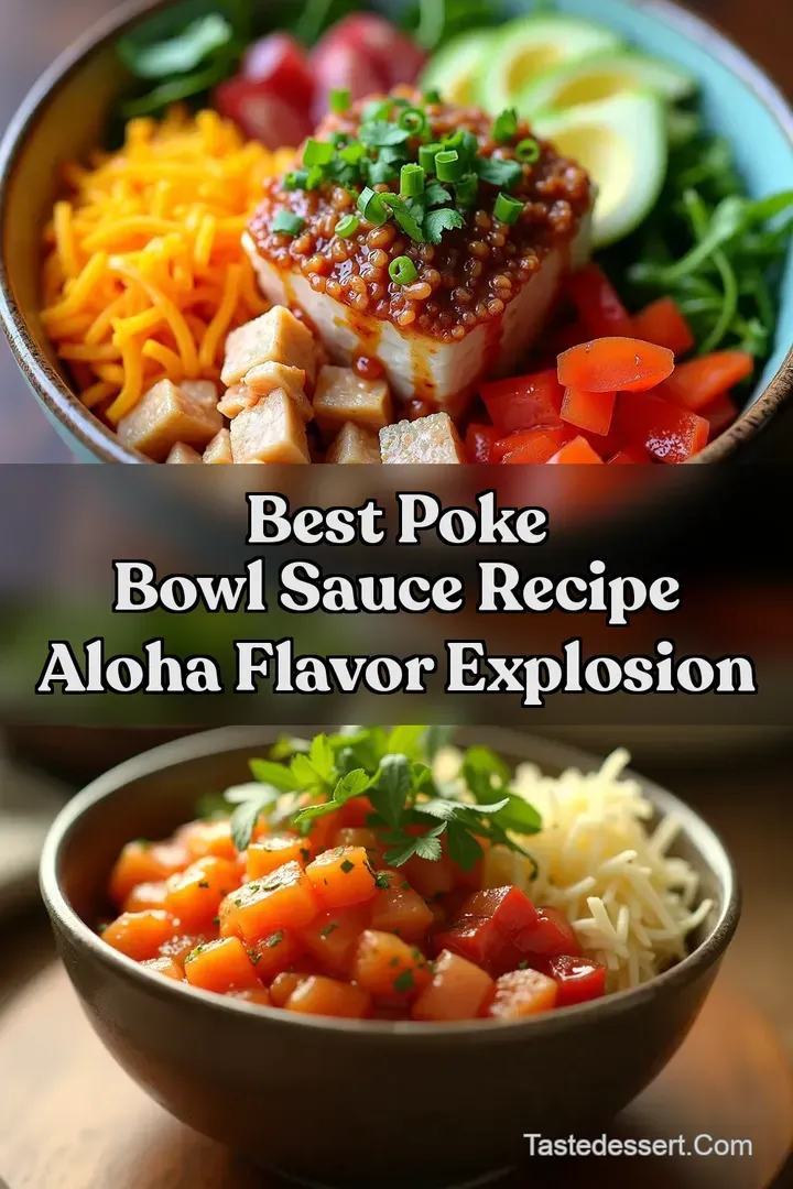 Best Poke Bowl Sauce Recipe Aloha Flavor Explosion