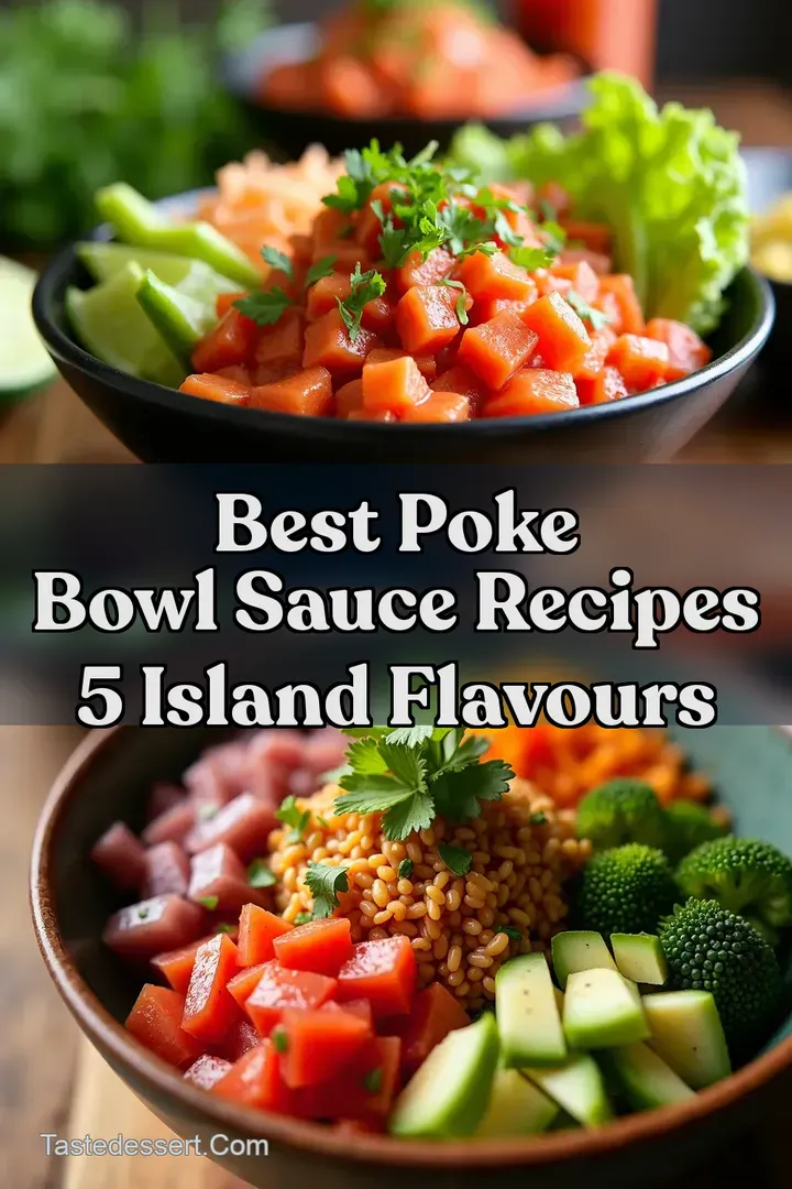 Best Poke Bowl Sauce Recipes 5 Island Flavours