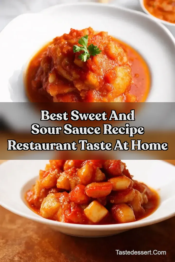 Best Sweet and Sour Sauce Recipe Restaurant Taste at Home