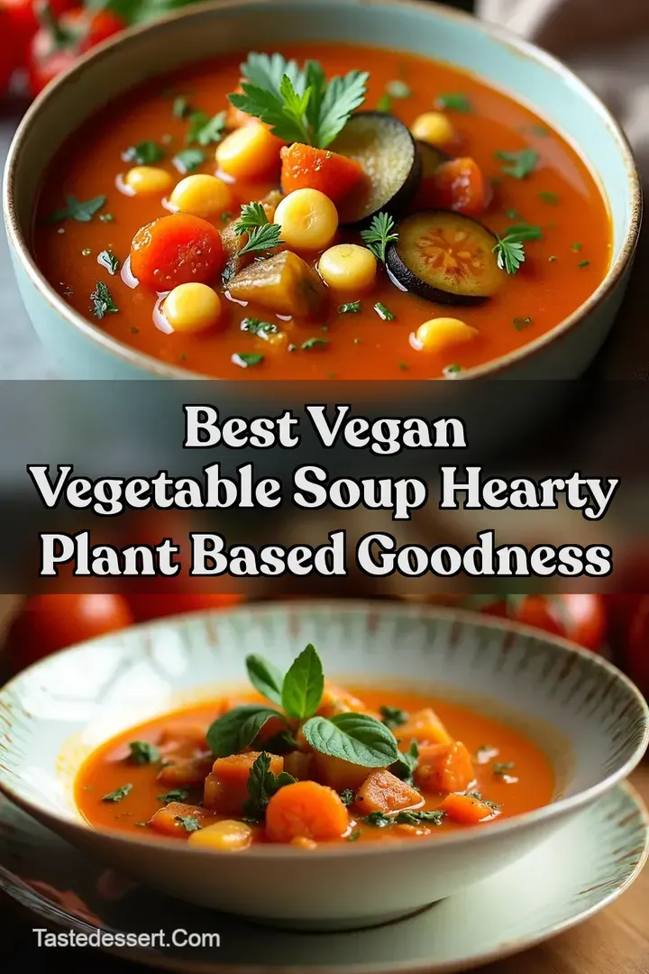 Best Vegan Vegetable Soup Hearty Plant Based Goodness