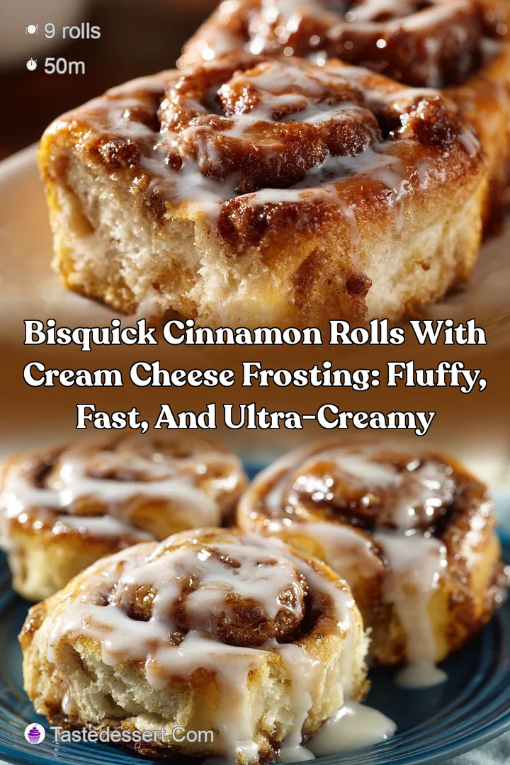 Bisquick Cinnamon Rolls with Cream Cheese Frosting: Fluffy Fast and Ultra-Creamy