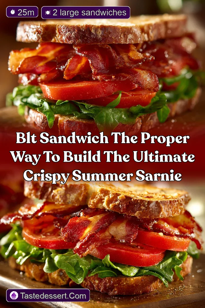 BLT Sandwich The Proper Way to Build the Ultimate Crispy Summer Sarnie