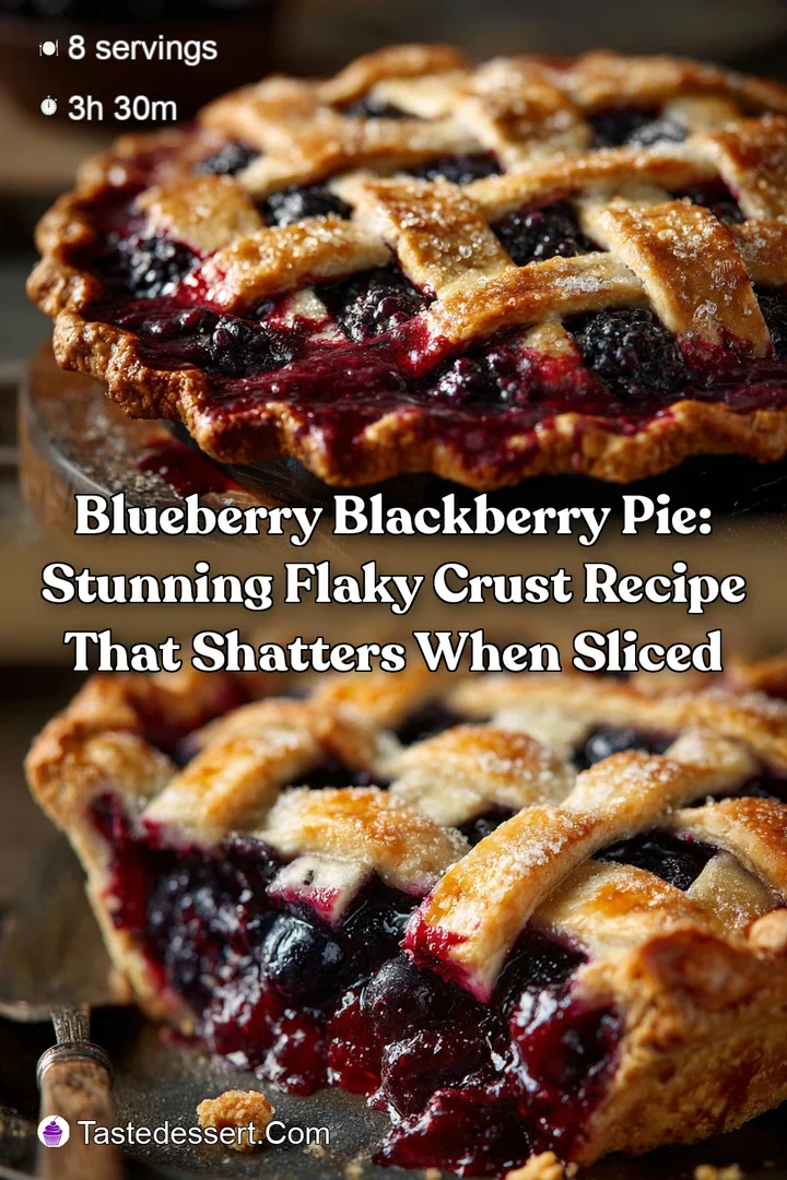 Blueberry Blackberry Pie: Stunning Flaky Crust Recipe That Shatters When Sliced