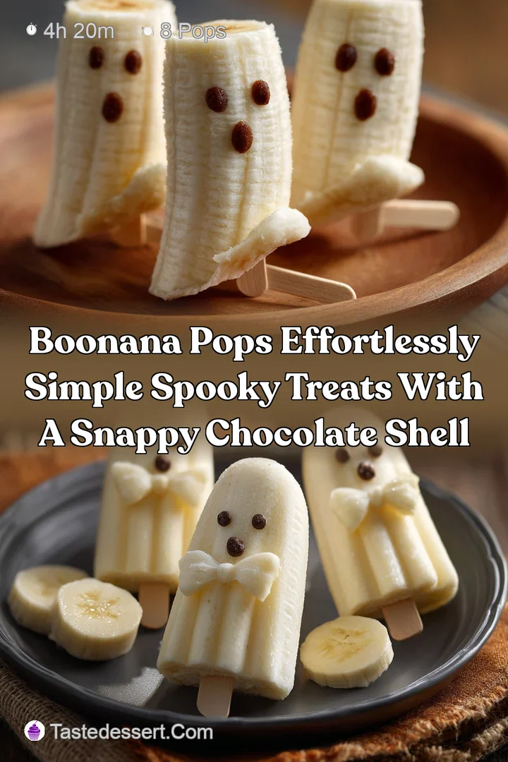 Boonana Pops Effortlessly Simple Spooky Treats with a Snappy Chocolate Shell