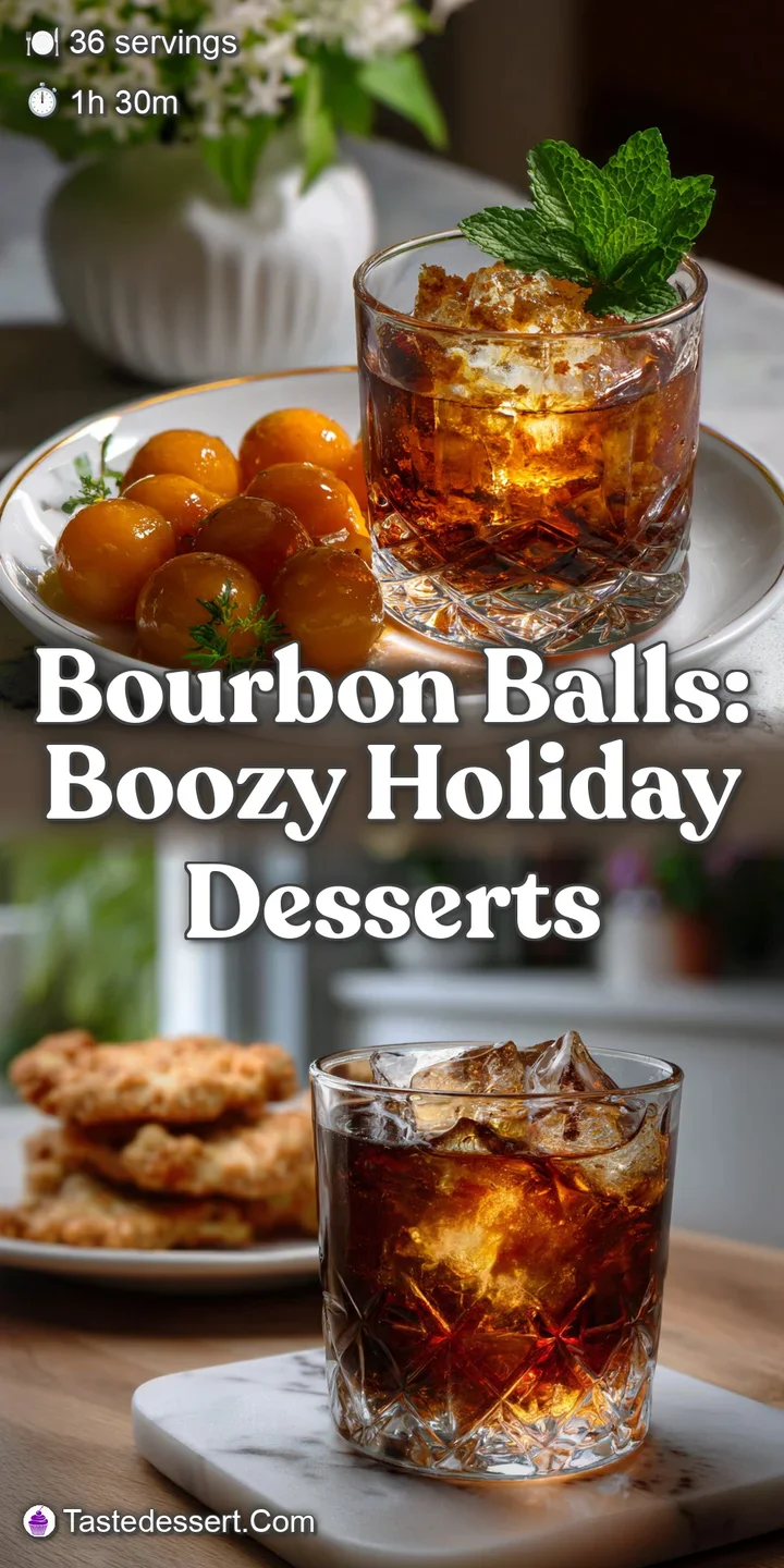 Bourbon Balls: Boozy Holiday Desserts