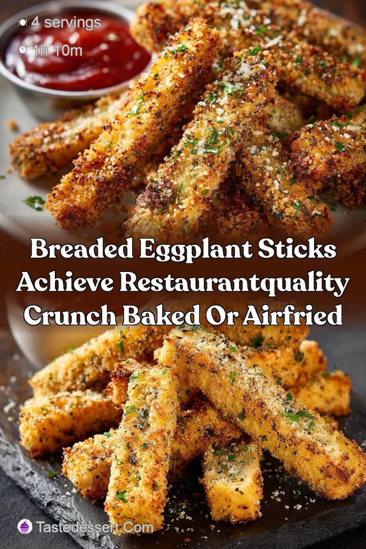 Breaded Eggplant Sticks Achieve RestaurantQuality Crunch Baked or AirFried