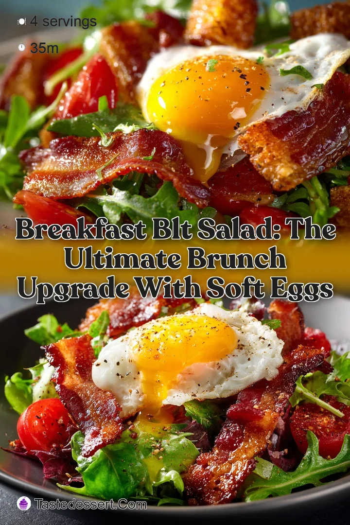 Breakfast BLT Salad: The Ultimate Brunch Upgrade with Soft Eggs